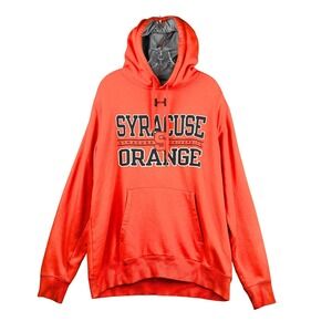 Under Armour Syracuse Orange Hoodie Sweatshirt Pullover NCAA Mens Large
